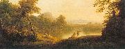 Lambert, George A Pastoral Landscape with Shepherds and their Flocks Germany oil painting artist